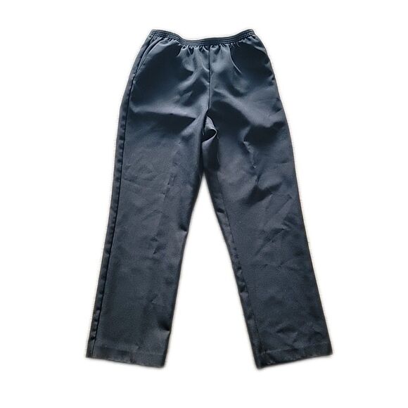 Alfred Dunner Black Pull On Pants ~ High Rise ~  Sz 10 ~ 29.5" Inseam - Picture 1 of 6